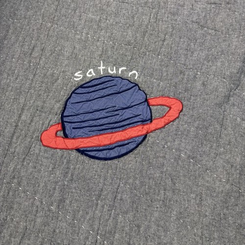 Pottery Barn Kinder Kissenhülle gesteppt Sonnensystem Astronaut Weltraum Zwilling 68 x 86 - Bild 8 von 16