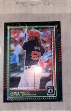 2025 Donruss Optic Prism Black Velocity James Wood Nationals