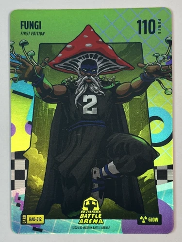 2024 Bo Jackson Battle Arena 80's RAD Fungi 1st Edition Glow Kawhi Leonard