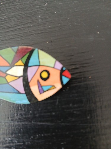 Vintage Art Fish Pin~Portugal - Picture 10 of 11