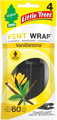 Little Trees Vent Wrap Vanillaroma Scent Air Freshener for Car & Home - 8 Pack! - Bild 4 von 4