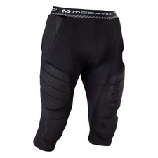 Mcdavid Senior Rival 7-Pad 3/4 Tight Hard-Shell Black Thigh Guards Men's LARGE