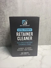 M3 NATURALS Extra Strength Retainer Cleaner, 120 Tablets
