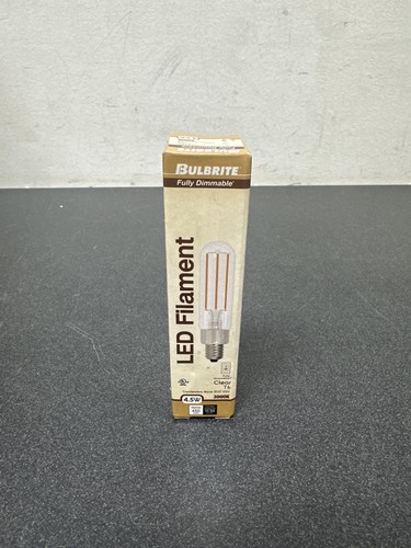 Bulbrite 776791 LED Filament Bulb, 3000K, Dimmable, 4.5W, E12 Base, Soft White, - Picture 1 of 3