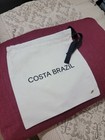 COSTA BRAZIL Eco-Friendly Beauty Company Drawstring Storage Bag Pouch 12 x 12 in