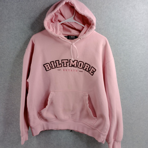 Biltmore Estate Est. 1895 Asheville NC Pink Hoodie Size L Fleece - Picture 1 of 16