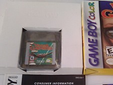 Vegas Games (Nintendo Game Boy Color, 1999) Box and Manuel