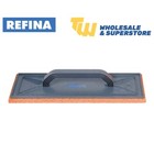 REFINA 18" Narrow Orange Premium Plastering Sponge Float Plasterers Foam Trowel