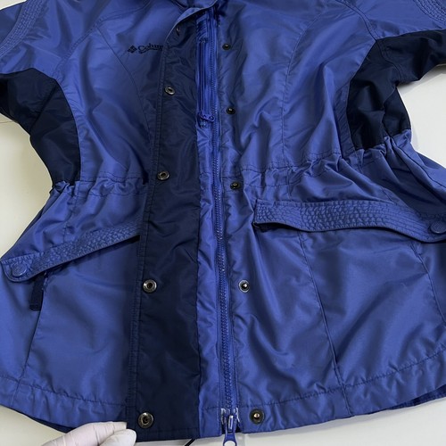 Gizzmo Columbia Women M Blue Parka Jacket Outdoor Gorpcore Cinch Zip/snap Hiking - Picture 10 of 23