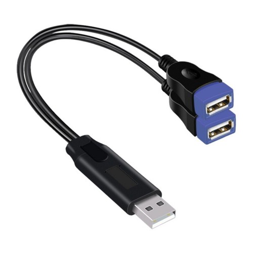 USB Splitter for Seamlessly Data and Power Extension Wire for Keyboard,Mouse - Zdjęcie 7 z 8