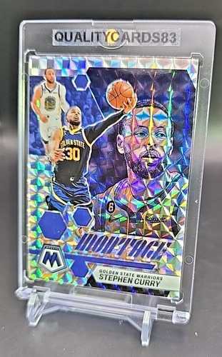 STEPHEN CURRY RAINBOW REFRACTOR INSERT CARD WITH CASE NBA GOLDEN STATE WARRIORS - Picture 3 of 7