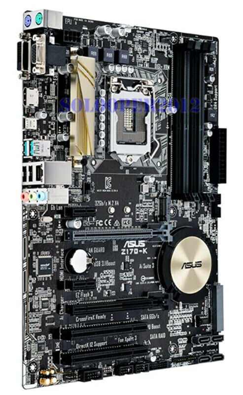 ASUS Z170-K Motherboard Intel Z170 LGA 1151 M.2 HDMI ATX VGA Core i7/i5/i3 DDR4 割引オーダー Z170-K ASUS PCパーツ
