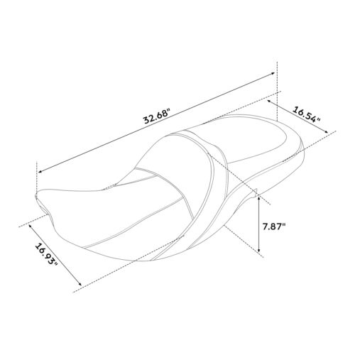 Driver & Passenger Seat For Indian Roadmaster 2015-2024 Chieftain Limited 17-24 - Picture 5 of 11