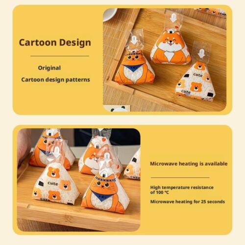 Triangular rice ball packaging bag Triangular mold Homemade seaweed - Picture 18 of 25
