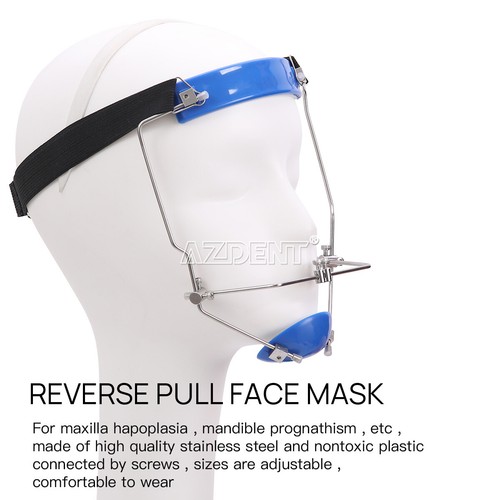 Dental Adjustable Orthodontic Reverse Pull Headgear Facial Mascara Double/Single - Picture 12 of 37