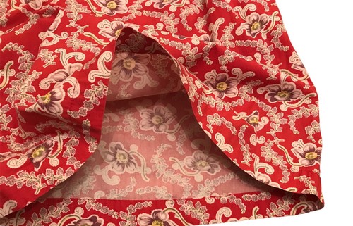 Vintage Ralph Lauren Floral Print Skort Red Shorts Side Buttons Women’s size 10 - Picture 6 of 7