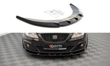 Cup Spoilerlippe SCHWARZ für Seat Exeo Spoilerschwert Frontspoiler Frontlippe V2