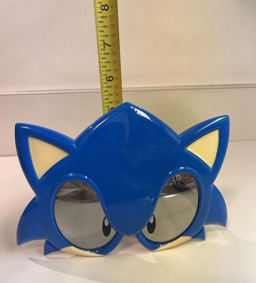 Gafas de sol Sonic The Hedgehog Sun-Staches máscara para adultos tamaño espejado película juegos con disfraces Foto 2 de 4
