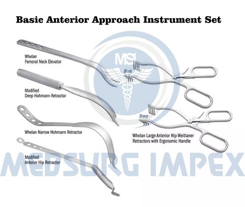 Orthopedic Basic Anterior Approach Instrument Set of 7 pcs - Picture 2 of 2