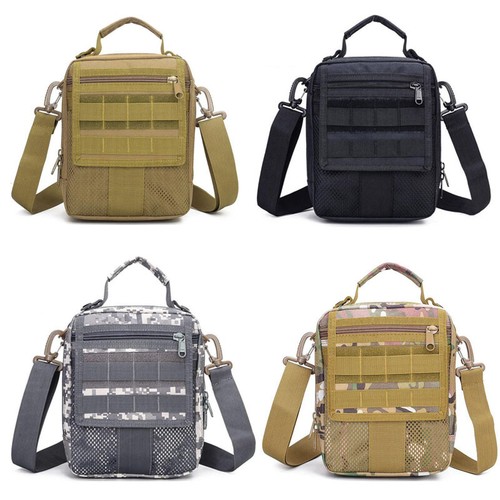 Outdoor Camping Hiking Crossbody Men Tactical Sling Shoulder Pack Messenger Bag - Picture 2 of 13