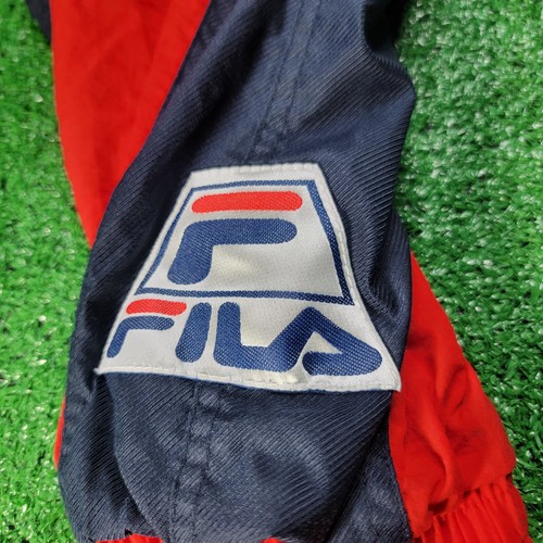 Fila Grant Hill Vintage Windbreaker Jacket Men's Size XL Blue Red White Full Zip - Picture 5 of 14