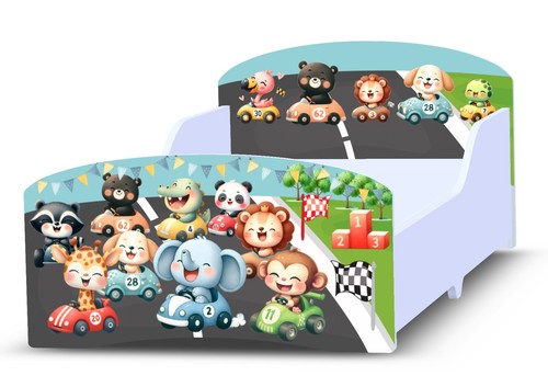 Children's Kids Toddler Bed with Luxury Mattress NEW DESIGNS Girls Boys - Picture 111 of 122