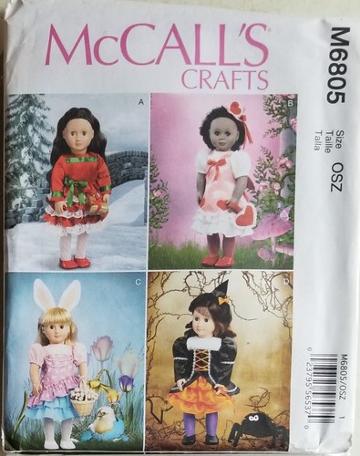 McCalls Doll Clothes Sewing Patterns American Girl 18" Variety 80 to Choose From - Picture 62 of 92