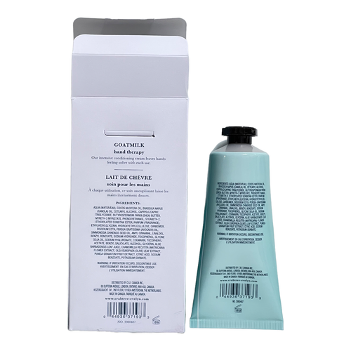 Crabtree & Evelyn GOAT MILK Hand Therapy Cream 3.5oz Shea Butter Sealed Tube Box - Picture 3 of 12
