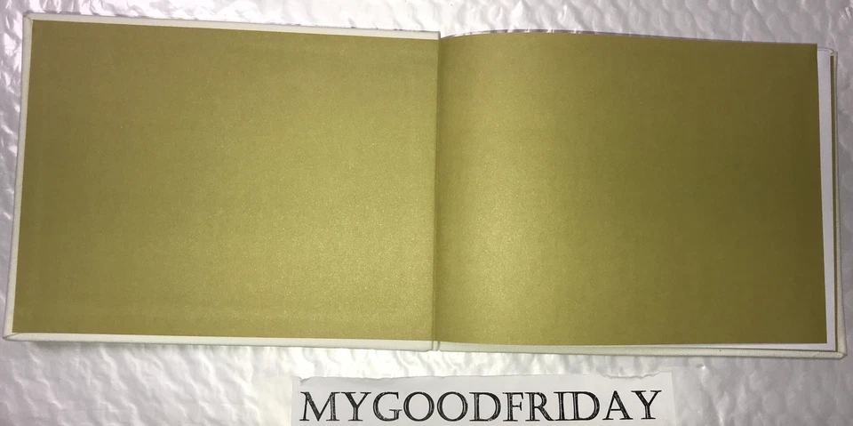 Libro de visitas C.R. Gibson Gold Glitter *En venta por tiempo limitado Foto 4 de 4