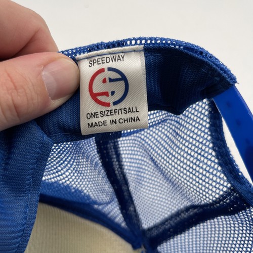 Vintage SnapBack Blue “CTS” Mesh Back Trucker Foam Rope On Brim Speedway - Picture 7 of 7