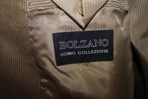 Bolzano Tan Corduroy Sport Jacket sz. 52R new with tags - Picture 2 of 2