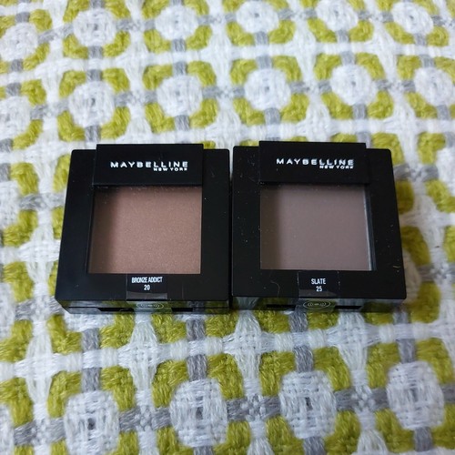MAYBELLINE COLOR SENSATIONAL MONO EYESHADOW - Shade 20 Bronze Addict + 25 Slate