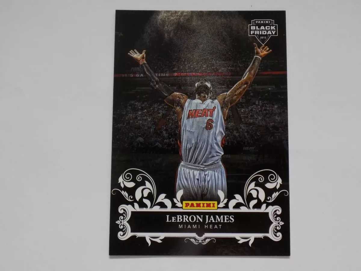 2013 Panini Black Friday Heat Lakers Chalk Toss Card 6 LeBron