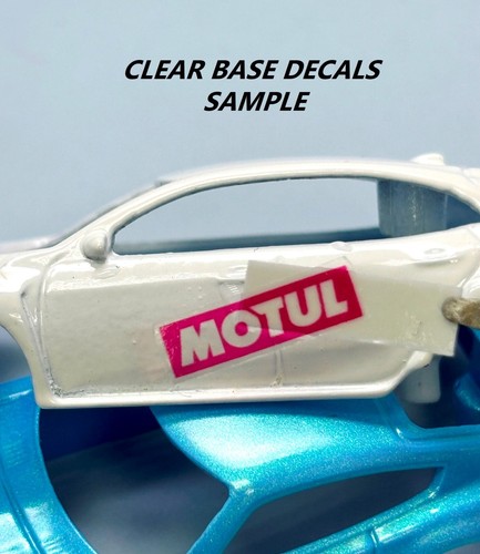 CB 017# CLEAR BASE Waterslide Decals MAZDA ROTARY For Custom 1:64 Die cast - Picture 3 of 4