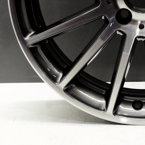 MERCEDES CLA CLASE A W176 18" TURBINA GRIS CORTE DIAMANTE LLANTA ALEACIÓN AMG X1 - Imagen 4 de 15