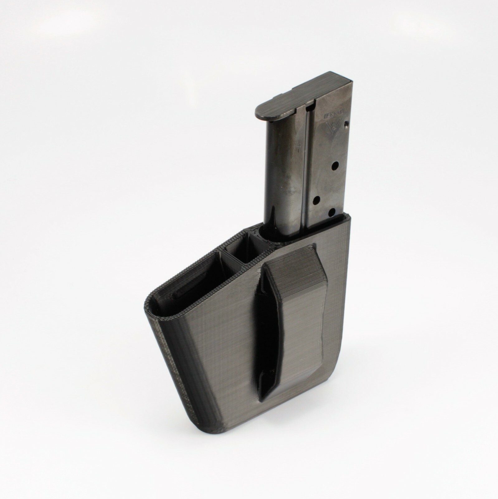 1911 9MM DOUBLE MAG POUCH - LH SHOOTER Mag Holder Fits Belts up to 1.5