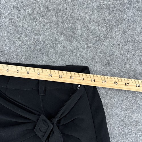 Cinq a Sept Pants Women's 4 Kent Belted Draped Overlay Wide Leg Actual 27x32 - Picture 4 of 16