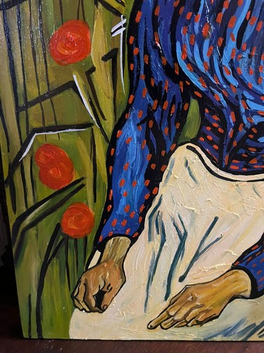 Vincent Van Gogh - Amazing Oil Canvas - Signed - Stamped - Artist - Picture 6 of 8