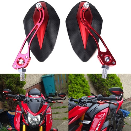 8/10mm Thread Rear View Mirrors Chinese Moped Scooter GY6 50cc 110cc 125cc 150cc - Foto 1 di 14