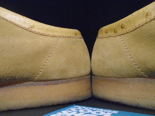 2015 CLARKS ORIGINAL WALLABEES STUSSY LOW 35TH OSTRICH BRONZE BROWN 261-08971 11 - Picture 5 of 14