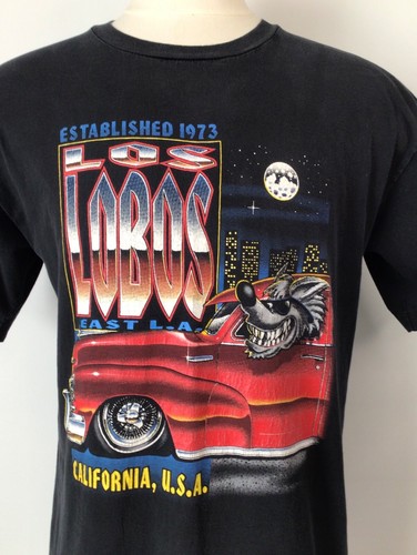Vintage Los Lobos Latino Rock Konzert Tour Wolf T-Shirt - Bild 15 von 18