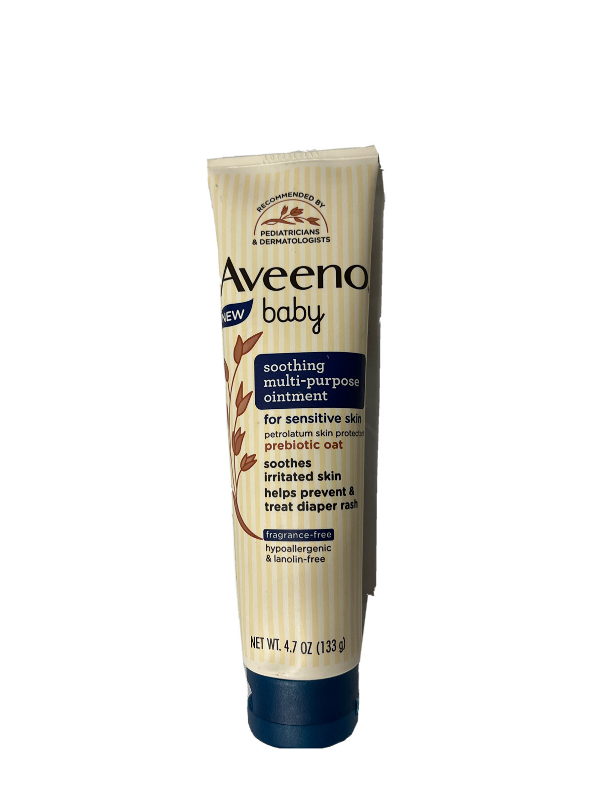 Aveeno Baby Soothing Multi-Purpose Diaper Rash Ointment 4.7 Oz 01/24