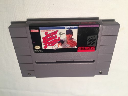 Super Bases Loaded (Super Nintendo System, 1991) SNES Game Cartridge Nice! - Picture 3 of 6