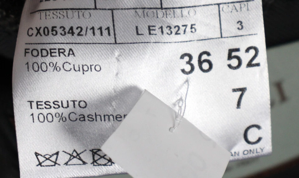 $3195 Canali Kei Jacket 42 S (52 EU) Mens Grey Brown Plaid Cashmere Blazer Italy - Image 4 of 4