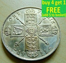 George V Florin/ Two Shillings Silver Coins Choose your date 1911-1936 Choice 