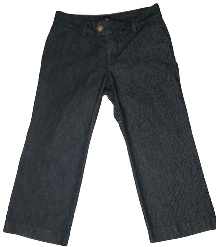 GAP BOOT CUT CAPRI STRETCH Blue Jeans WOMEN'S Size 4 REG - Picture 2 of 8