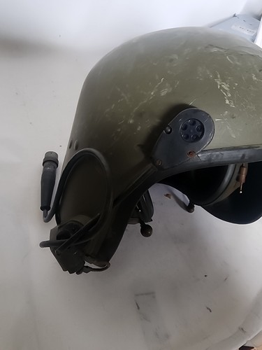 British Helmet AFV-73 for Tank Crewmen Racal-amplivox Helmgard - Picture 5 of 5