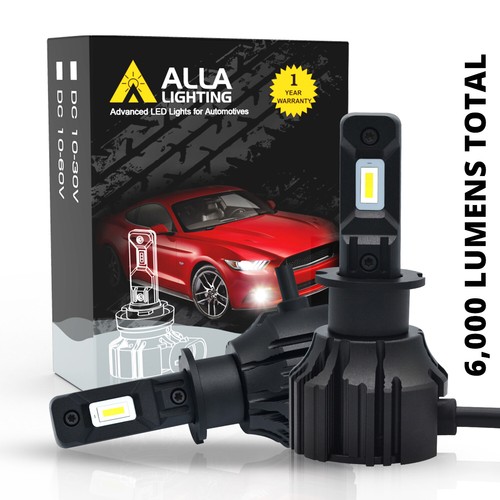 LED White Fog Light Bulbs Driving Fog Lamps For 2001-2017 Volvo VHD w/ Cut-off - Picture 1 of 9