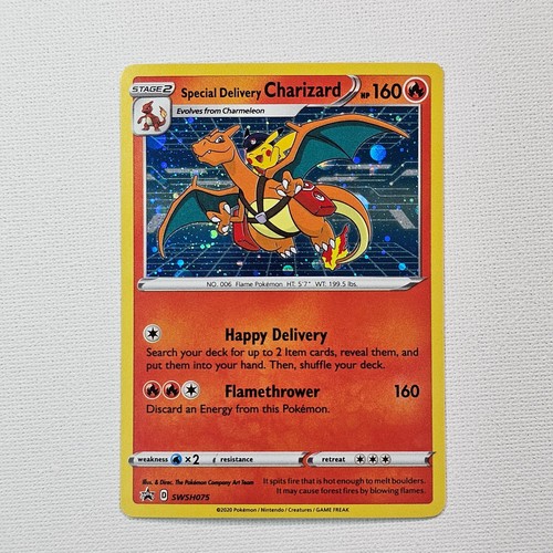 2019-2023 Pokemon SWSH Black Star Promos Special Delivery Charizard #SWSH075