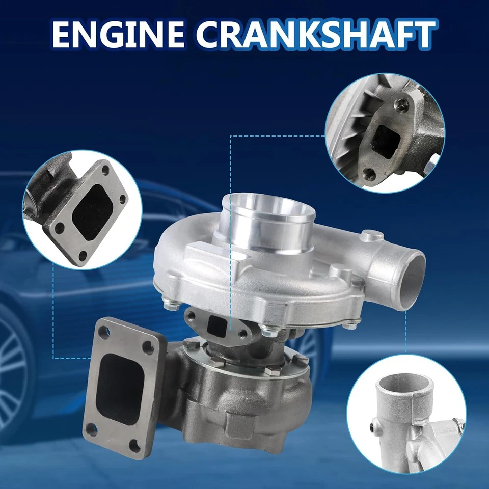 Turbocharger T3/T4 T04E T3T4 Turbo .57 A/R 48.1 Trim for 1.6L Engines for BMW - Image 4 of 4